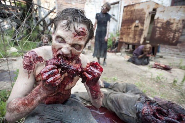 zombie eating